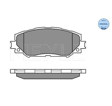Sada brzdových destiček, kotoučová brzda MEYLE 025 243 3617