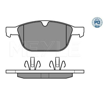 Sada brzdových destiček, kotoučová brzda MEYLE 025 243 9920/PD