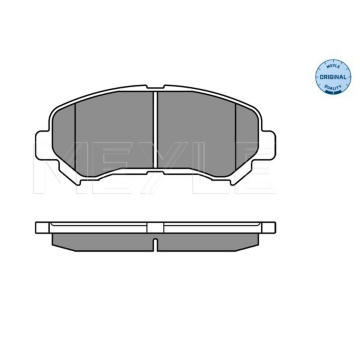 Sada brzdových destiček, kotoučová brzda Meyle 025 246 3217