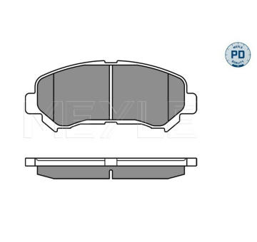Sada brzdových destiček, kotoučová brzda MEYLE 025 246 3217/PD