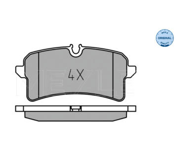 Sada brzdových destiček, kotoučová brzda MEYLE 025 246 4317