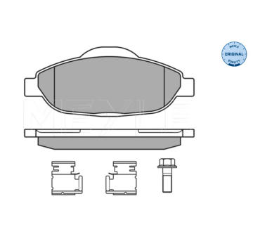 Sada brzdových destiček, kotoučová brzda MEYLE 025 246 6017