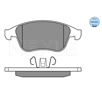 Sada brzdových destiček, kotoučová brzda Meyle 025 247 1018