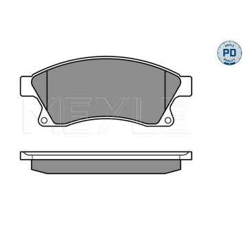 Sada brzdových destiček, kotoučová brzda MEYLE 025 250 3118/PD