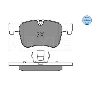 Sada brzdových destiček, kotoučová brzda MEYLE 025 255 0618