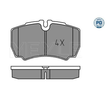 Sada brzdových destiček, kotoučová brzda MEYLE 025 291 2320/PD