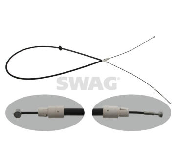 Tažné lanko, parkovací brzda SWAG 10 93 4911