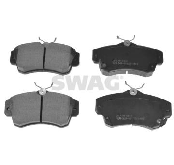 Sada brzdových destiček, kotoučová brzda SWAG 33 10 0186