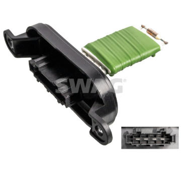 Odpor, vnitřní tlakový ventilátor SWAG 33 10 3460