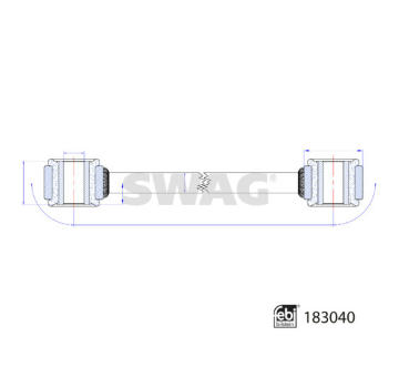 Tyc/vzpera, stabilisator SWAG 33 10 8800