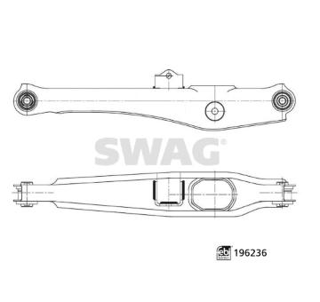 Řídicí páka, zavěšení kol SWAG 33 11 2073