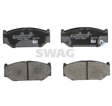 Sada brzdových destiček, kotoučová brzda SWAG 33 11 4811