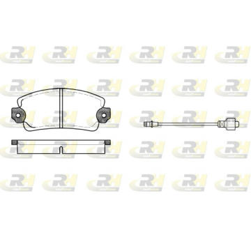Sada brzdových destiček, kotoučová brzda ROADHOUSE 2025.12
