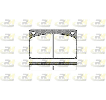 Sada brzdových destiček, kotoučová brzda ROADHOUSE 2042.00