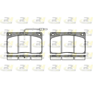Sada brzdových destiček, kotoučová brzda ROADHOUSE 2044.02