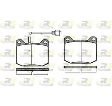 Sada brzdových destiček, kotoučová brzda ROADHOUSE 2045.02