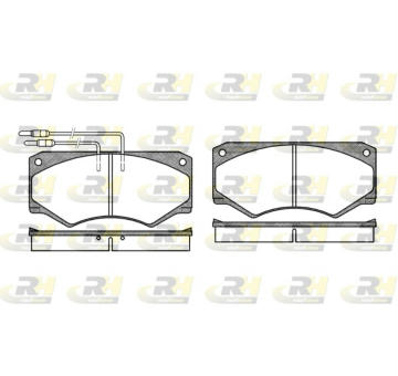 Sada brzdových destiček, kotoučová brzda ROADHOUSE 2047.04