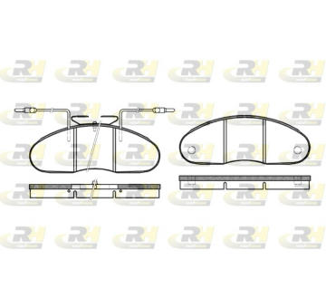 Sada brzdových destiček, kotoučová brzda ROADHOUSE 2048.02