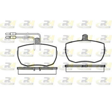 Sada brzdových destiček, kotoučová brzda ROADHOUSE 2056.04