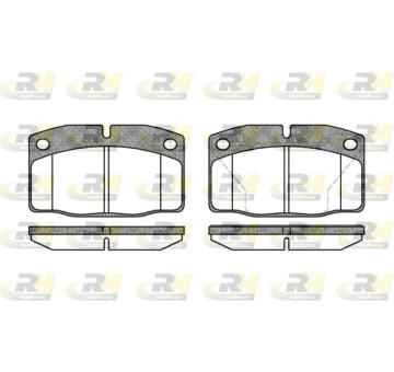 Sada brzdových destiček, kotoučová brzda ROADHOUSE 2101.40