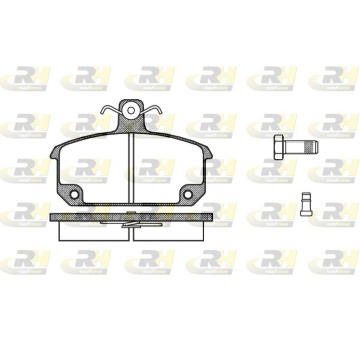 Sada brzdových destiček, kotoučová brzda ROADHOUSE 2104.02