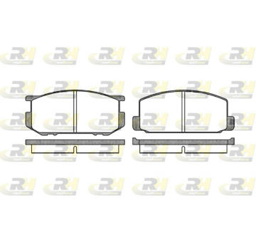 Sada brzdových destiček, kotoučová brzda ROADHOUSE 2109.00