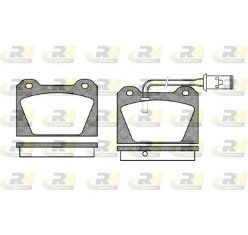 Sada brzdových destiček, kotoučová brzda ROADHOUSE 2123.02
