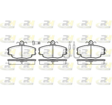 Sada brzdových destiček, kotoučová brzda ROADHOUSE 2141.02