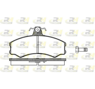Sada brzdových destiček, kotoučová brzda ROADHOUSE 2143.10