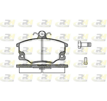 Sada brzdových platničiek kotúčovej brzdy ROADHOUSE 2146.14