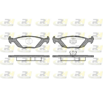 Sada brzdových destiček, kotoučová brzda ROADHOUSE 2155.20