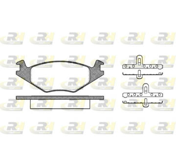 Sada brzdových destiček, kotoučová brzda ROADHOUSE 2171.20