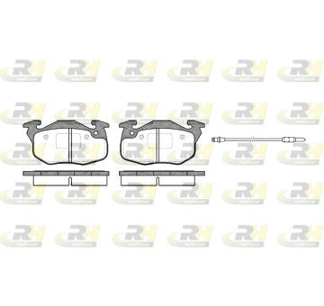 Sada brzdových destiček, kotoučová brzda ROADHOUSE 2192.96