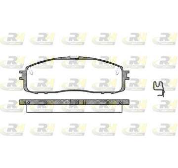 Sada brzdových destiček, kotoučová brzda ROADHOUSE 2199.34