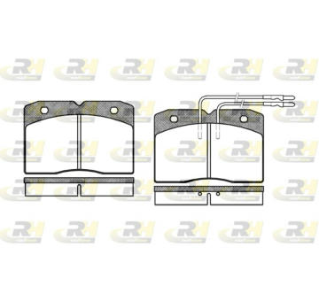 Sada brzdových destiček, kotoučová brzda ROADHOUSE 2211.04