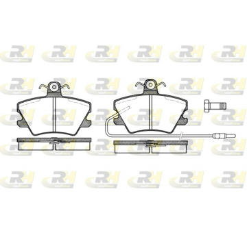 Sada brzdových destiček, kotoučová brzda ROADHOUSE 2241.02