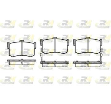 Sada brzdových destiček, kotoučová brzda ROADHOUSE 2242.02