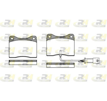 Sada brzdových destiček, kotoučová brzda ROADHOUSE 2249.02