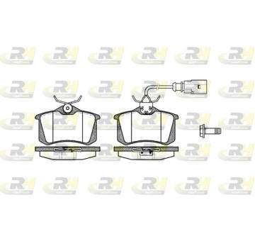 Sada brzdových destiček, kotoučová brzda ROADHOUSE 2263.02