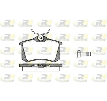 Sada brzdových platničiek kotúčovej brzdy ROADHOUSE 2263.10