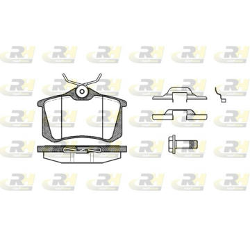 Sada brzdových destiček, kotoučová brzda ROADHOUSE 2263.16
