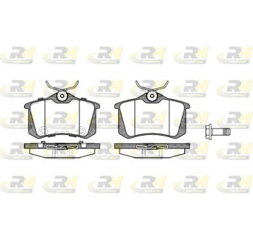 Sada brzdových platničiek kotúčovej brzdy ROADHOUSE 2263.74