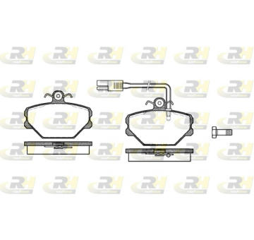Sada brzdových destiček, kotoučová brzda ROADHOUSE 2264.12