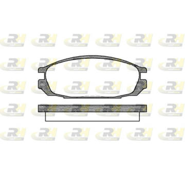 Sada brzdových destiček, kotoučová brzda ROADHOUSE 2292.00