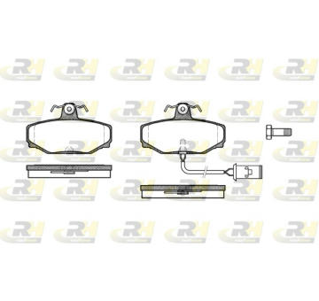 Sada brzdových destiček, kotoučová brzda ROADHOUSE 2304.02