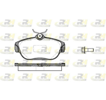 Sada brzdových destiček, kotoučová brzda ROADHOUSE 2368.00