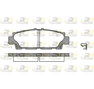 Sada brzdových destiček, kotoučová brzda ROADHOUSE 2376.00