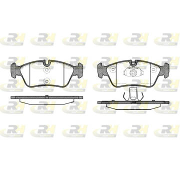 Sada brzdových destiček, kotoučová brzda ROADHOUSE 2384.40