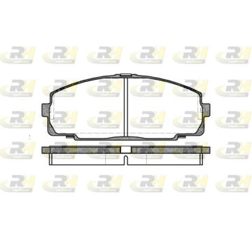 Sada brzdových destiček, kotoučová brzda ROADHOUSE 2421.00