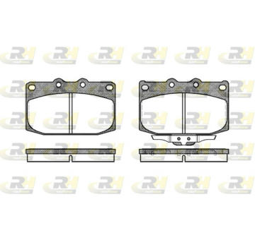 Sada brzdových destiček, kotoučová brzda ROADHOUSE 2428.02